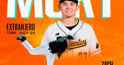 Zach Mort llega a Naranjeros de Hermosillo