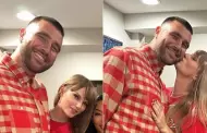 Taylor Swift da primer beso a Travis Kelce tras juego en la NFL