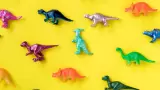 Juguetes de dinosaurio.