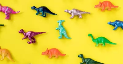 Juguetes de dinosaurio.