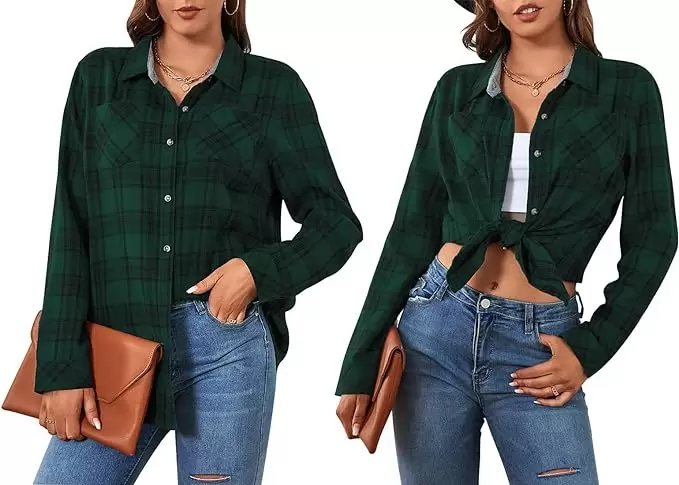 Blusas de franela perfectas para el otoño - Uniradio Informa Sonora