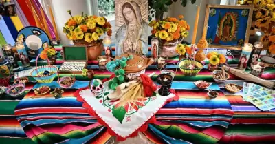 Altar de Fa de Muertos en la Casa Blanca