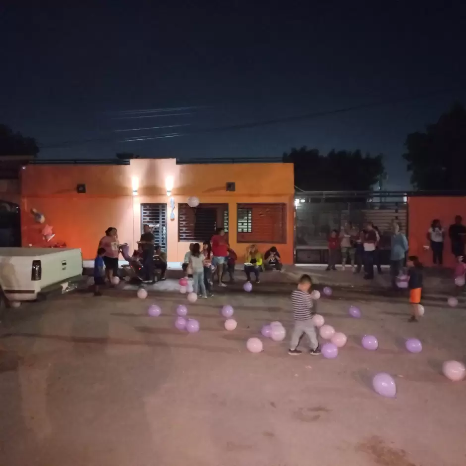 Festejo para la menor fallecida