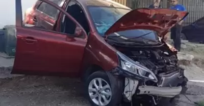 Veh�culo impactado