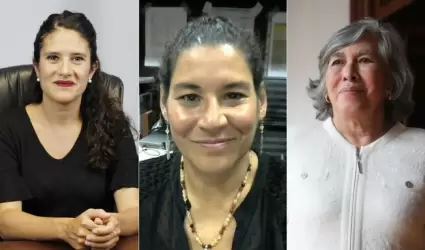 Bertha Alcalde Lujn, Lenia Batres Guadarrama y Mara Estela Ros integran la te