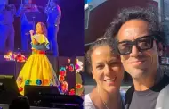 VIDEO Edith Mrquez se compromete en pleno show!