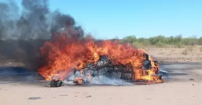 Quema de narc�ticos