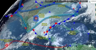 Sistemas meteorolgicos del 23 de noviembre