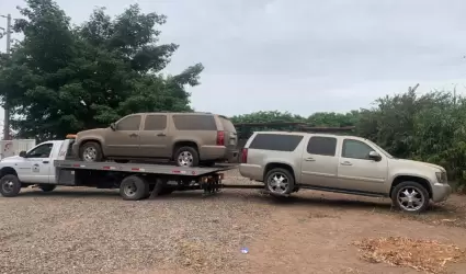 Autos asegurados en Cajeme