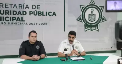 Claudio Cruz Hernández, Jefe de la Policía Preventiva y Rodolfo Enríquez Segura,