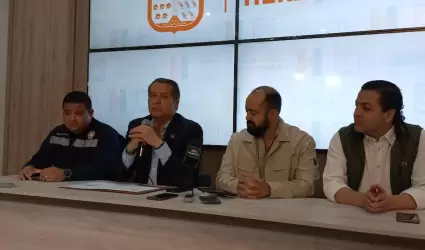 Conferencia de prensa sobre sanciones por el uso de pirotecnia