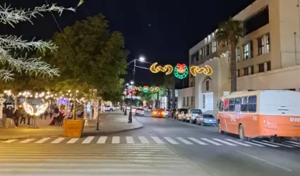 Alrededores de la Plaza Zaragoza, en Hermosillo