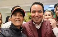 Arriba Claudia Sheinbaum al aeropuerto de Hermosillo