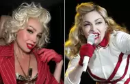 VIDEO Thalía sorprende al disfrazarse de Madonna para asistir a concierto