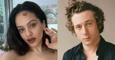 Rosala y Jeremy Allen White.