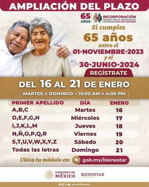 Calendario registro