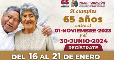 Amplan registro para pensin Bienestar de Adultos Mayores