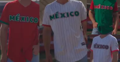 Jerseys que utilizar el equipo que represente a Mxico en la serie del Caribe