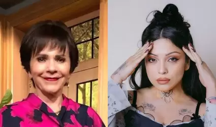 Pati Chapoy y Mon Laferte.