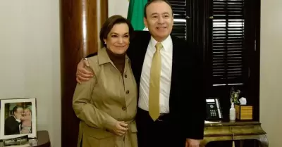 María Dolores del Río y Alfonso Durazo