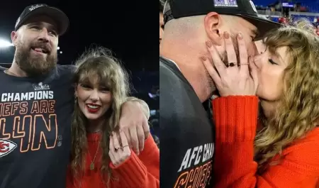 Taylor Swift y Travis Kelce.