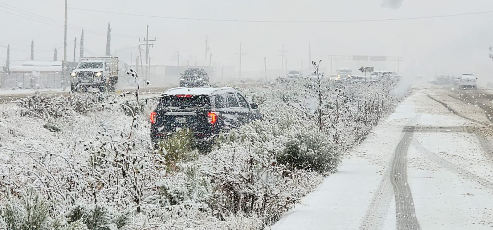 PC mantiene cerrados 3 tramos de carretera por nieve