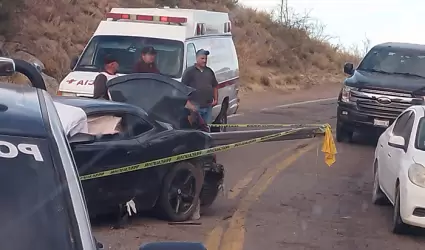 Muere joven en volcamiento en carretera Ures-Moctezuma