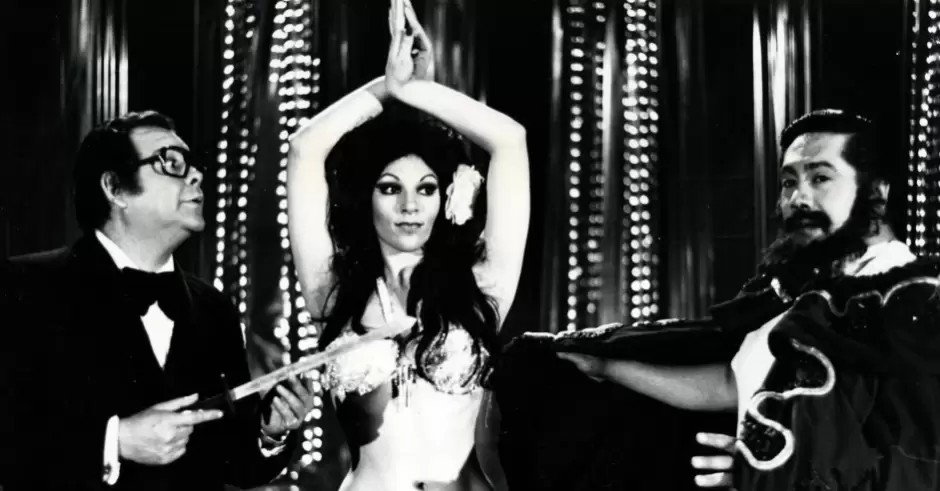 Gina Montes, famosa vedette y bailarina de la década de los 80.