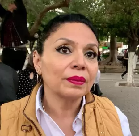 Cecilia Delgado, l�der del colectivo Buscadoras por la Paz Sonora