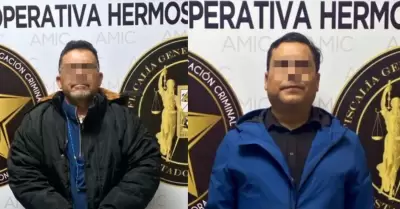 Fernando Arturo "N" y Juan Pedro "N", fueron detenidos y vinculados a proceso