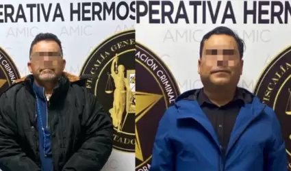 Fernando Arturo "N" y Juan Pedro "N", fueron detenidos y vinculados a proceso