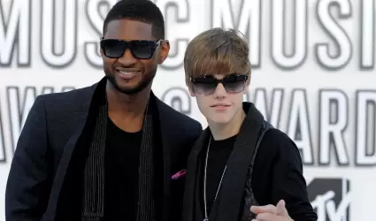 Usher y Bieber