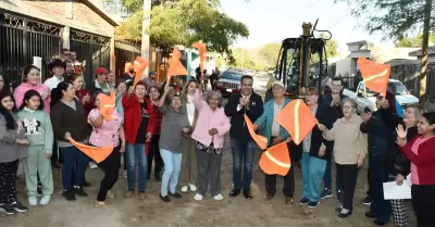 Inicia pavimentacin de la calle Bacanora en la colonia Insurgentes