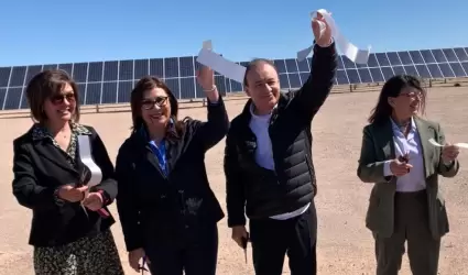 Inauguran planta solar Akin, de la empresa Engie México, en Puerto Libertad