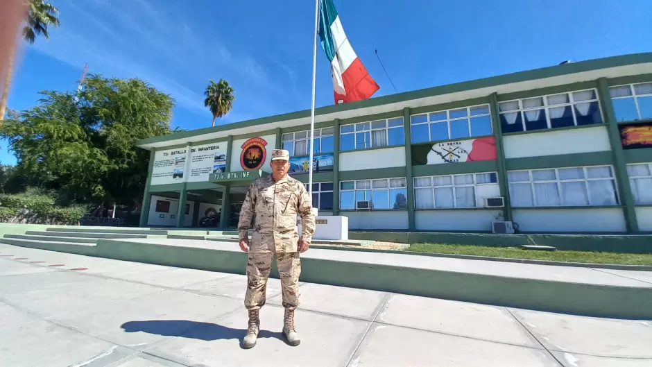 Jess Chavarra Rosario est orgulloso de pertenecer a las filas del Ejrcito Mexicano