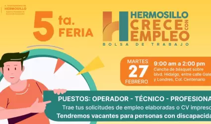 Feria Hermosillo Crece con Empleo