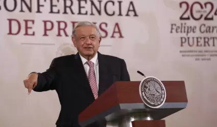 Andrs Manuel Lpez Obrador, presidente de Mxico.