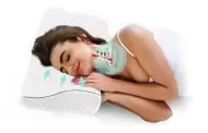 Almohada con diseo ergonmico para dormir en la posicin ms cmoda