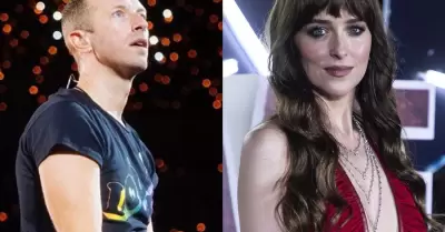 Dakota Johnson y Chris Martin