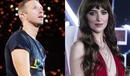 Dakota Johnson y Chris Martin