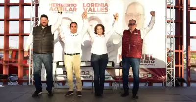 Lorenia Valles y Heriberto Aguilar candidatos al Senado por Morena