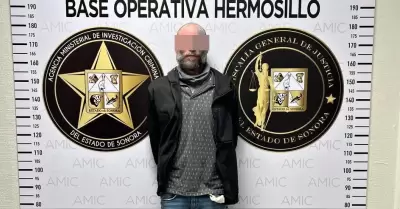 Capturan a prfugo de Estados Unidos en Hermosillo