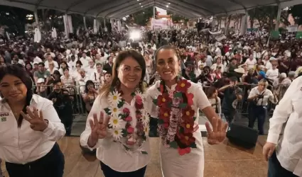 Claudia Sheinbaum y Margarita Gonzlez
