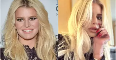 Jessica Simpson en 2007 y 2024 respectivamente.