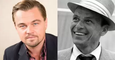 Leonardo DiCaprio y Frank Sinatra