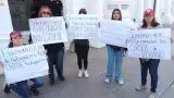 Manifestaci�n de estudiantes de la Unison en Palacio de Gobierno