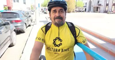 Sebastin Gaxiola, representante de Cultura Bike