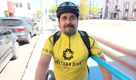 Sebastin Gaxiola, representante de Cultura Bike