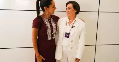 Claudia Sheinbaum y Mara Dolores del Ro