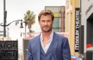 Chris Hemsworth devela su estrella en el Paseo de la Fama en Hollywood